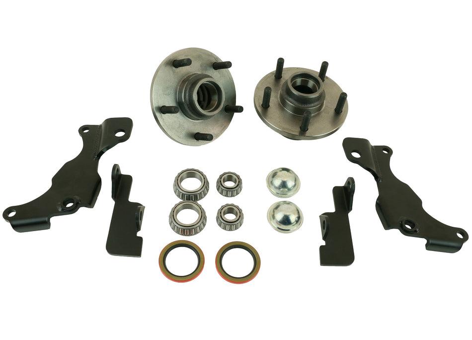 Front Stock Brake Retention Kit For 1963-1982 Corvette. For Use With TruTurn.