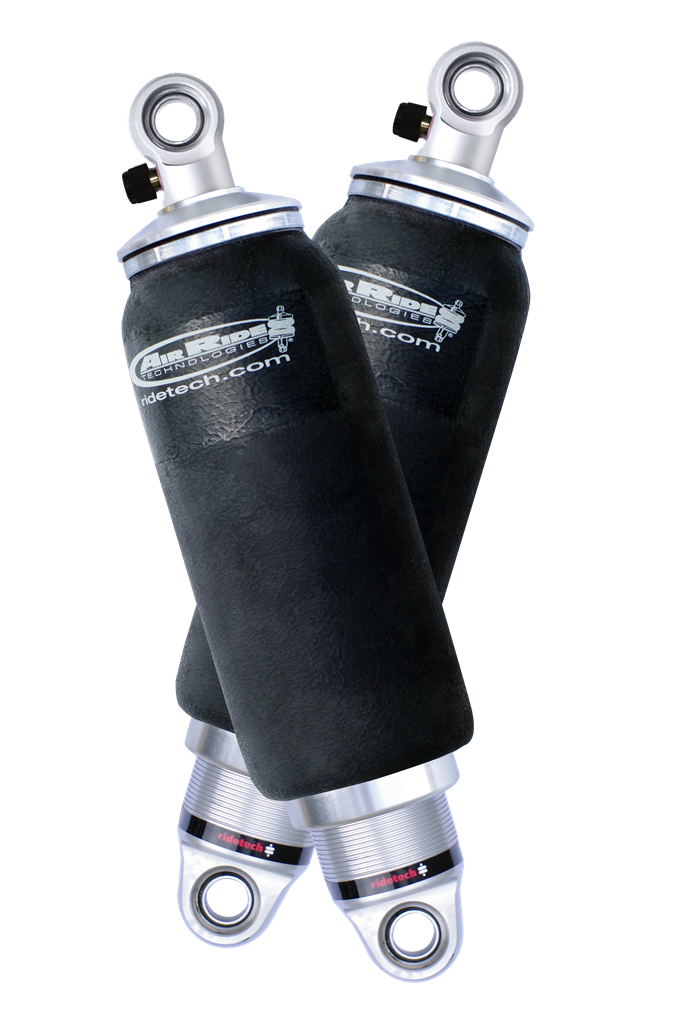 Rear HQ Shockwaves  8000 Series With 6.9" Stroke And 1.7" Eye.