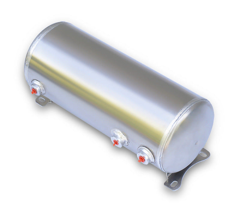 3 Gallon Aluminum Air Tank With Two 1/4" Npt Ports And One 1/8" Npt Port.